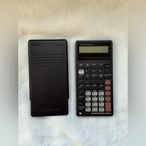 Vintage Texas Instruments BA-II Plus Financial Calculator TI-BAII - Picture 2 of 6